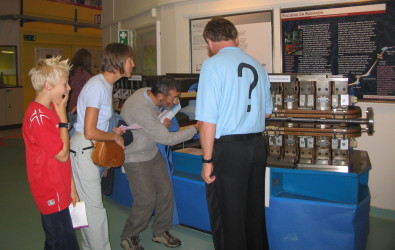 Ken investigates a magnet