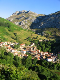 Veiw of Tresviso from the campsite